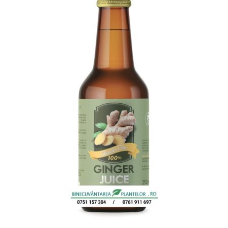 Ginger juice - suc 100% natural de ghimbir presat la rece